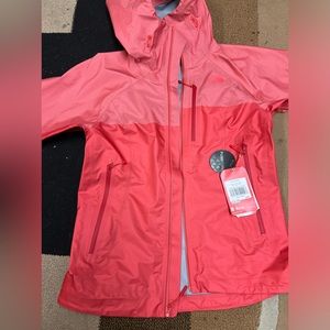 NWT orange The North Face W fuse Prgrsr shell cayenne rd fuse medium jacket